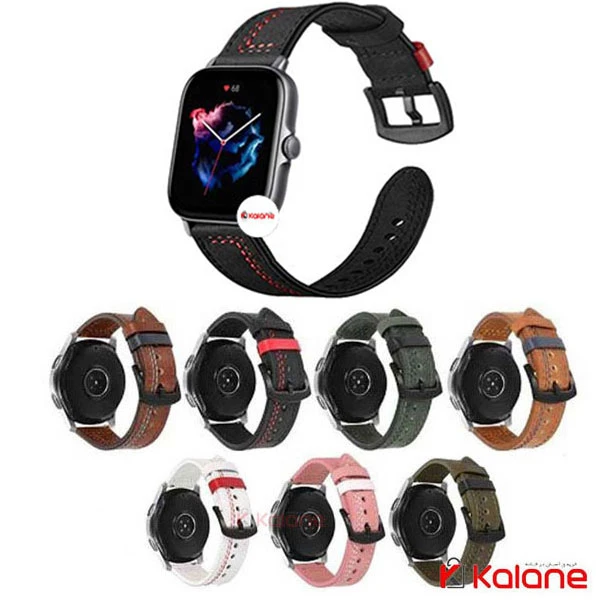 بند ساعت هوشمند Xiaomi Amazfit GTS 3 مدل Nubuck Leather