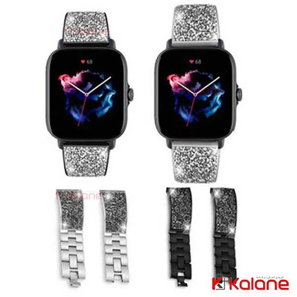 بند ساعت هوشمند Xiaomi Amazfit GTS 3 مدل Shiny