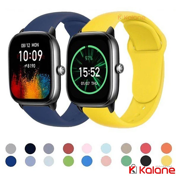 بند ساعت هوشمند Xiaomi Amazfit GTS 4 Mini مدل سیلیکونی دکمه ای
