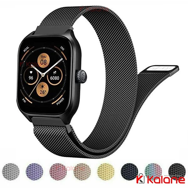 بند ساعت هوشمند Xiaomi Amazfit GTS 4 مدل استیل حصیری