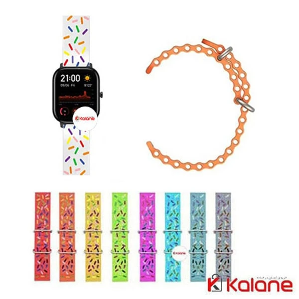 بند ساعت هوشمند Xiaomi Amazfit GTS مدل Ocean Donut