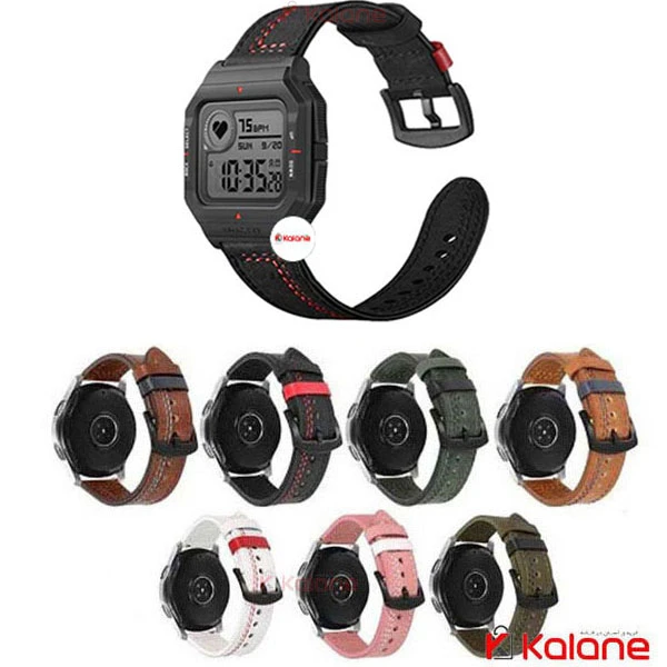 بند ساعت هوشمند Xiaomi Amazfit Neo مدل Nubuck Leather