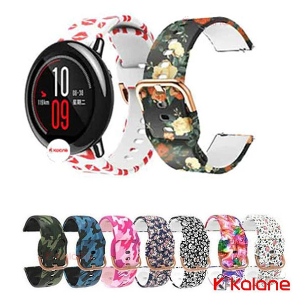 بند ساعت هوشمند Xiaomi Amazfit Pace مدل سیلیکونی طرح دار
