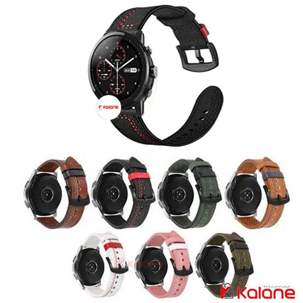 بند ساعت هوشمند Xiaomi Amazfit Stratos 3 مدل Nubuck Leather