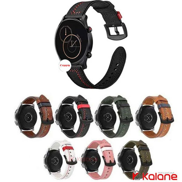 بند ساعت هوشمند Xiaomi Haylou RS3 LS04 مدل Nubuck Leather