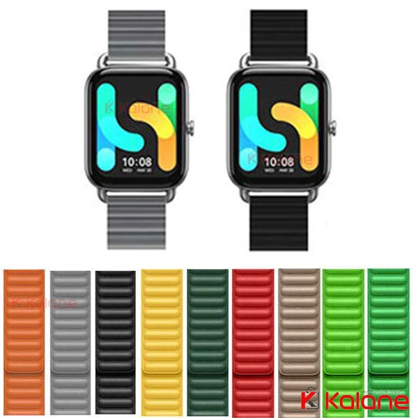 بند ساعت هوشمند Xiaomi Haylou RS4 Plus مدل Leather Link