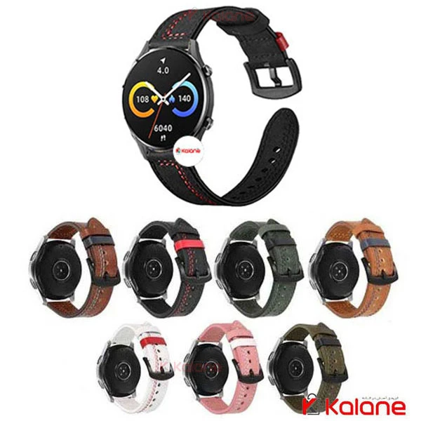 بند ساعت هوشمند Xiaomi IMILAB W12 مدل Nubuck Leather