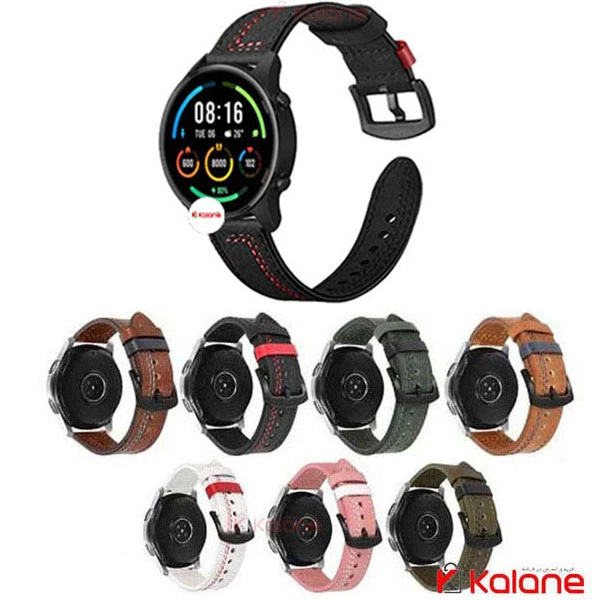 بند ساعت هوشمند Xiaomi Mi Watch XMWTCL02 مدل Nubuck Leather
