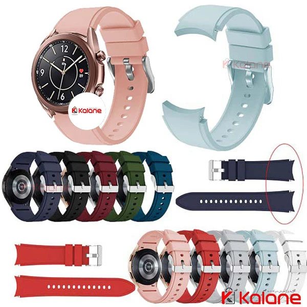 بند سیلیکونی ساعت هوشمند Samsung Galaxy Watch 3 41mm مدل Minimal