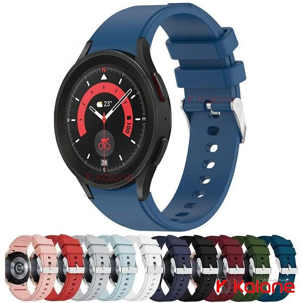 بند سیلیکونی ساعت هوشمند Samsung Galaxy Watch 5 Pro مدل Minimal