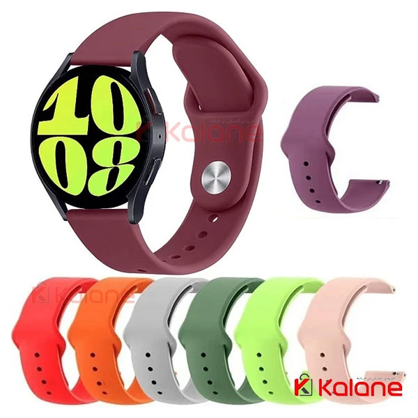 بند سیلیکونی ساعت هوشمند Samsung Galaxy Watch 6 40mm مدل دکمه ای