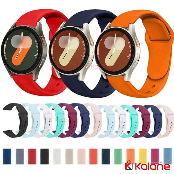 بند سیلیکونی ساعت هوشمند Samsung Galaxy Watch 7 40mm مدل دکمه ای