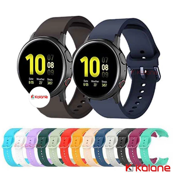 بند سیلیکونی ساعت هوشمند Samsung Galaxy Watch Active 2 مدل Sport