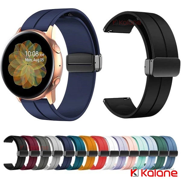 بند سیلیکونی ساعت هوشمند Samsung Galaxy Watch Active مدل Magnetic Buckle