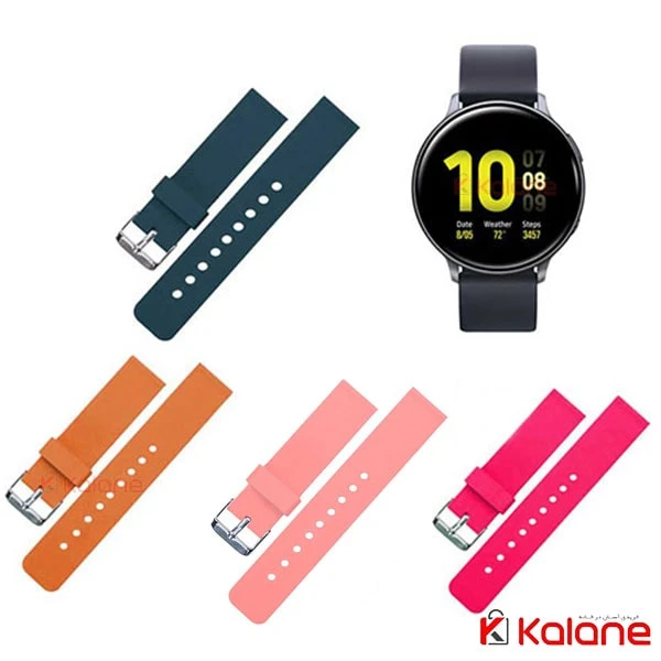 بند سیلیکونی ساعت هوشمند Samsung Galaxy Watch Active مدل Rubber