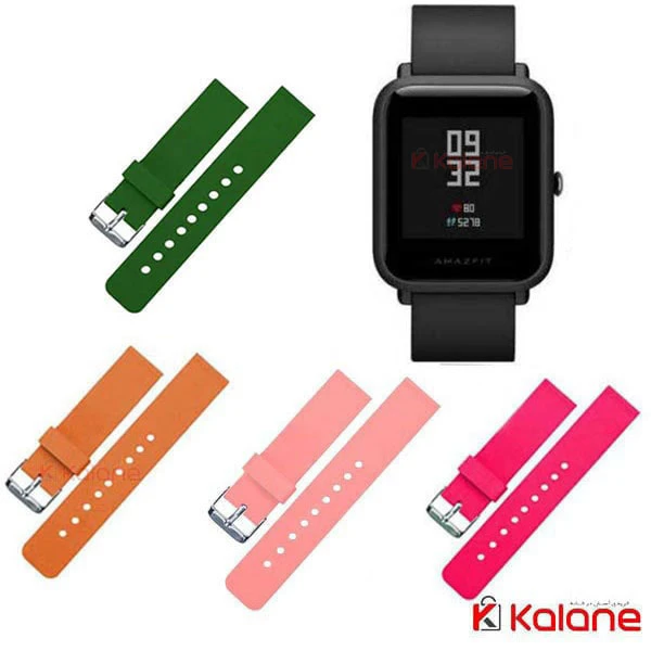 بند سیلیکونی ساعت هوشمند Xiaomi Amazfit Bip S مدل Rubber