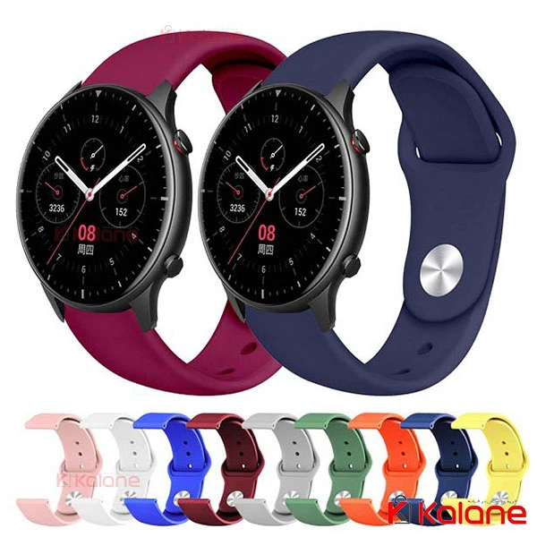 بند سیلیکونی ساعت هوشمند Xiaomi Amazfit GTR 2 مدل دکمه ای