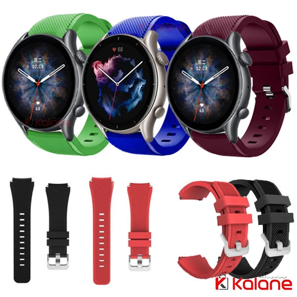 بند سیلیکونی ساعت هوشمند Xiaomi Amazfit GTR 3 مدل Stripe