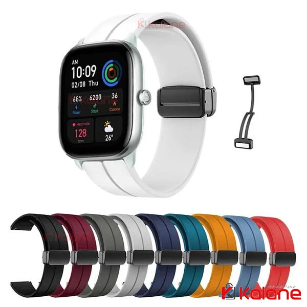 بند سیلیکونی ساعت هوشمند Xiaomi Amazfit GTS 2 Mini مدل Magnetic Buckle