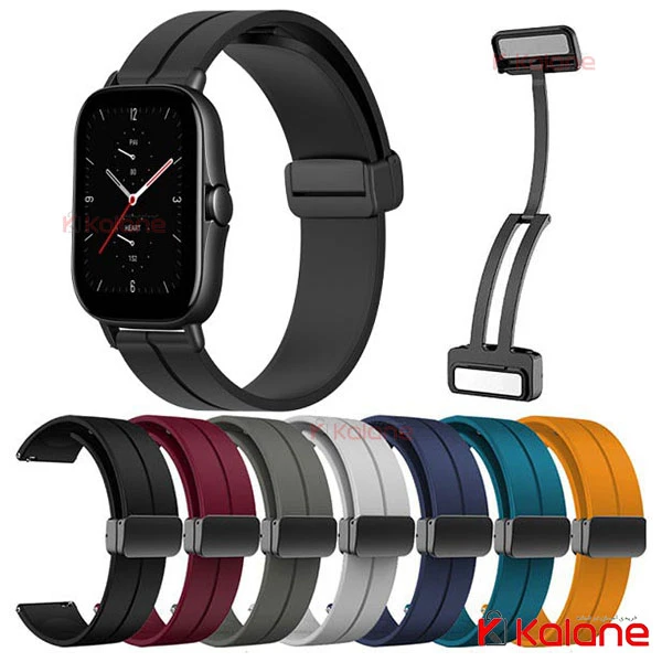 بند سیلیکونی ساعت هوشمند Xiaomi Amazfit GTS 2 مدل Magnetic Buckle