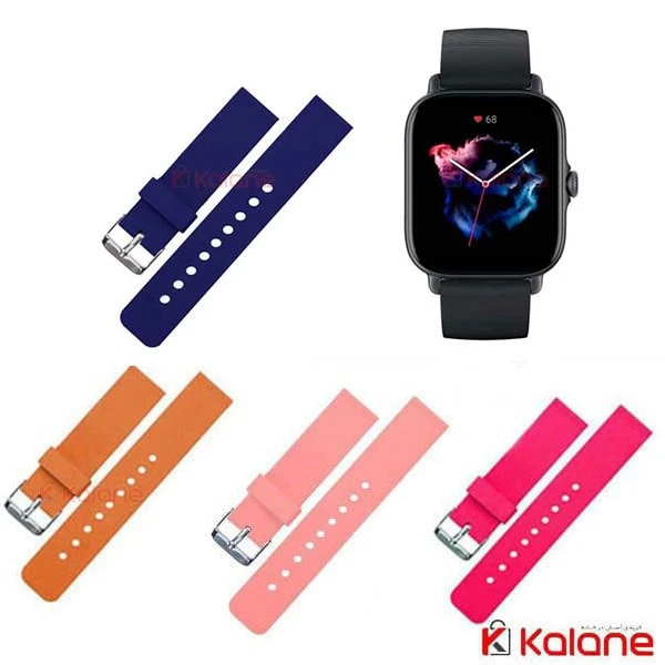 بند سیلیکونی ساعت هوشمند Xiaomi Amazfit GTS 3 مدل Rubber