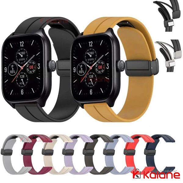 بند سیلیکونی ساعت هوشمند Xiaomi Amazfit GTS 4 مدل Magnetic Buckle