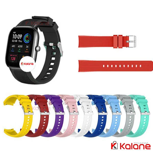 بند سیلیکونی ساعت هوشمند Xiaomi Amazfit GTS 4 مدل گلکسی