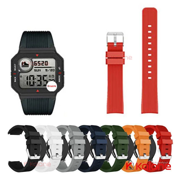بند سیلیکونی ساعت هوشمند Xiaomi Amazfit Neo طرح Straight