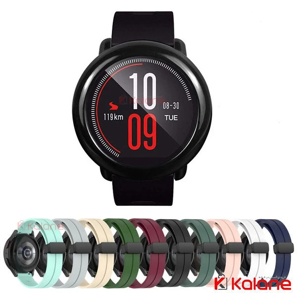 بند سیلیکونی ساعت هوشمند Xiaomi Amazfit Pace مدل Magnetic Buckle