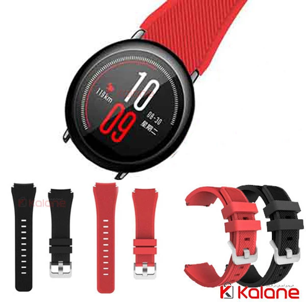 بند سیلیکونی ساعت هوشمند Xiaomi Amazfit Pace مدل Stripe