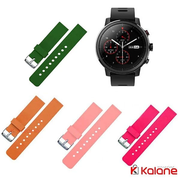 بند سیلیکونی ساعت هوشمند Xiaomi Amazfit Stratos 3 مدل Rubber