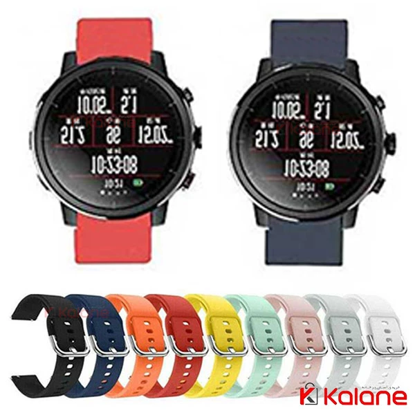بند سیلیکونی ساعت هوشمند Xiaomi Amazfit Stratos مدل Active