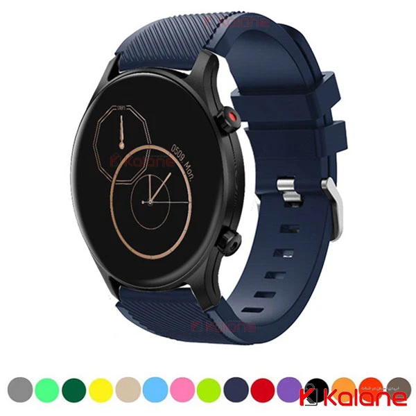 بند سیلیکونی ساعت هوشمند Xiaomi Haylou RS3 LS04 مدل Stripe