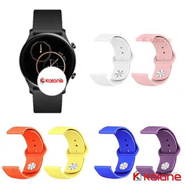 بند سیلیکونی ساعت هوشمند Xiaomi Haylou RS3 LS04 مدل دکمه ای