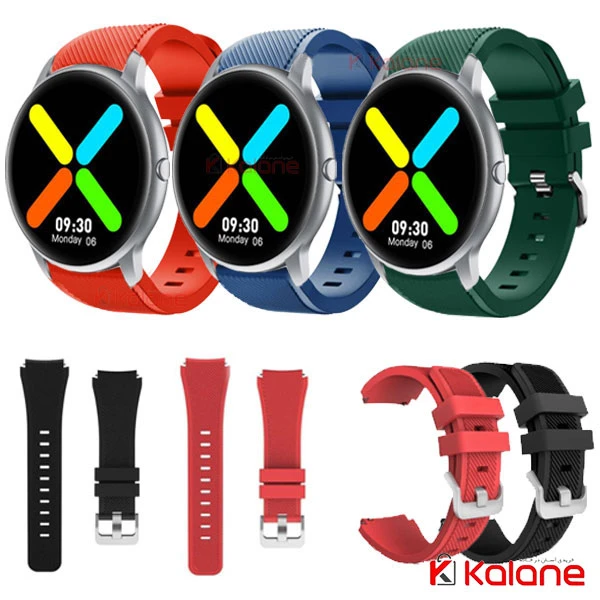 بند سیلیکونی ساعت هوشمند Xiaomi IMILAB KW66 مدل Stripe