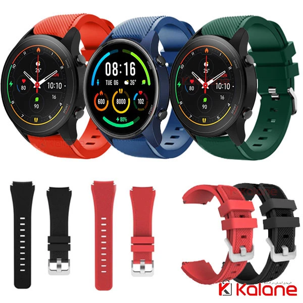 بند سیلیکونی ساعت هوشمند Xiaomi Mi Watch XMWTCL02 مدل Stripe