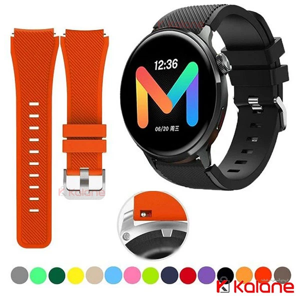 بند سیلیکونی ساعت هوشمند Xiaomi Mibro Lite 2 مدل Stripe