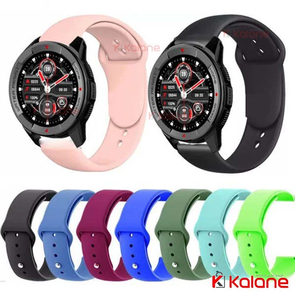بند سیلیکونی ساعت هوشمند Xiaomi Mibro X1 مدل دکمه ای