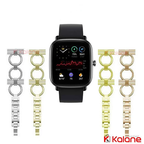 بند فلری ساعت هوشمند Xiaomi Amazfit GTS 2 Mini مدل Vintage