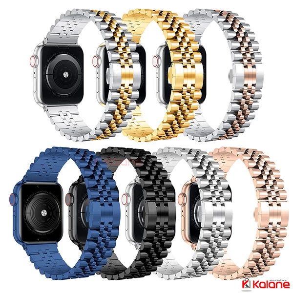 بند فلزی ساعت هوشمند Apple Watch 42/44mm مدل 5Rows