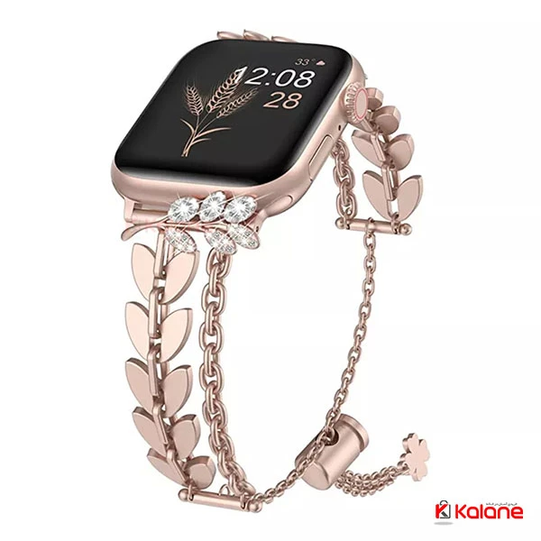 بند فلزی ساعت هوشمند Apple Watch 7 41mm مدل Wheat Style