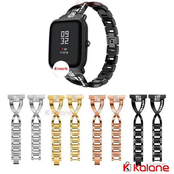بند فلزی ساعت هوشمند Xiaomi Amazfit Bip S مدل Flash