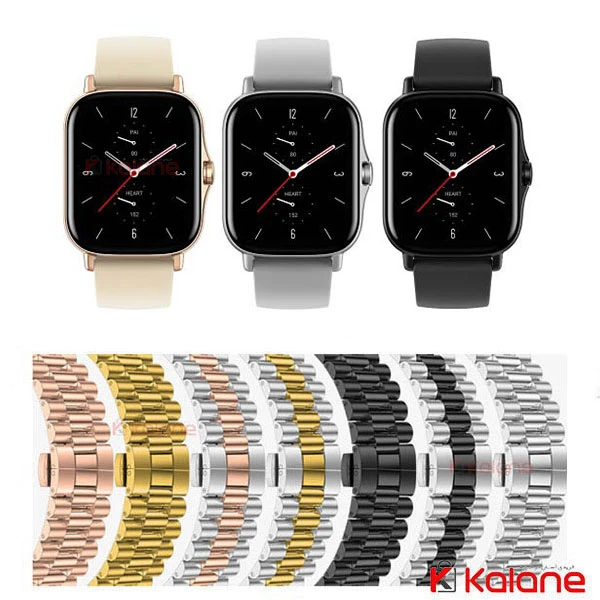 بند فلزی ساعت هوشمند Xiaomi Amazfit GTS 2 مدل 3Rows