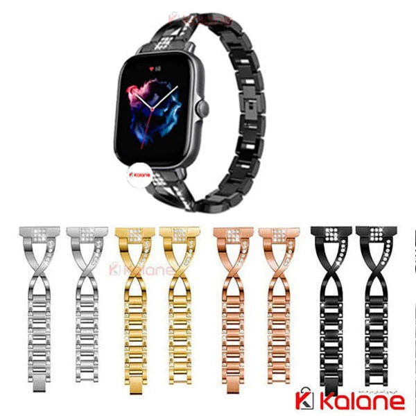 بند فلزی ساعت هوشمند Xiaomi Amazfit GTS 3 مدل Flash