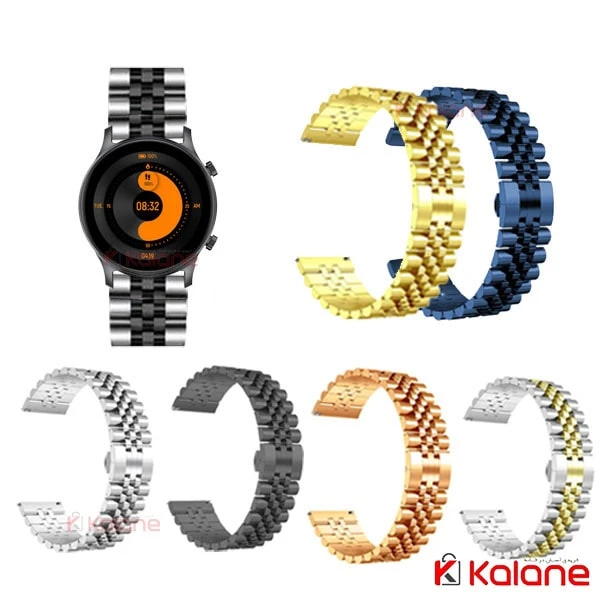 بند فلزی ساعت هوشمند Xiaomi Haylou RS3 LS04 مدل 5Rows