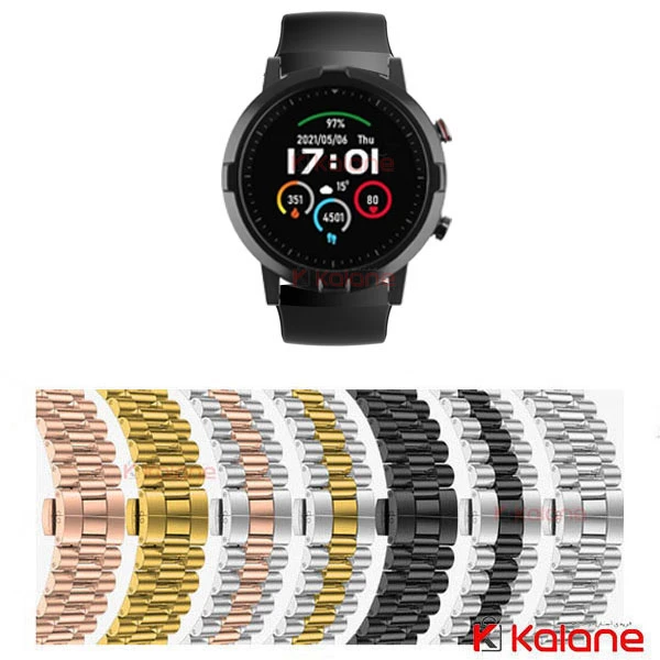 بند فلزی ساعت هوشمند Xiaomi Haylou RT LS05S مدل 3Rows