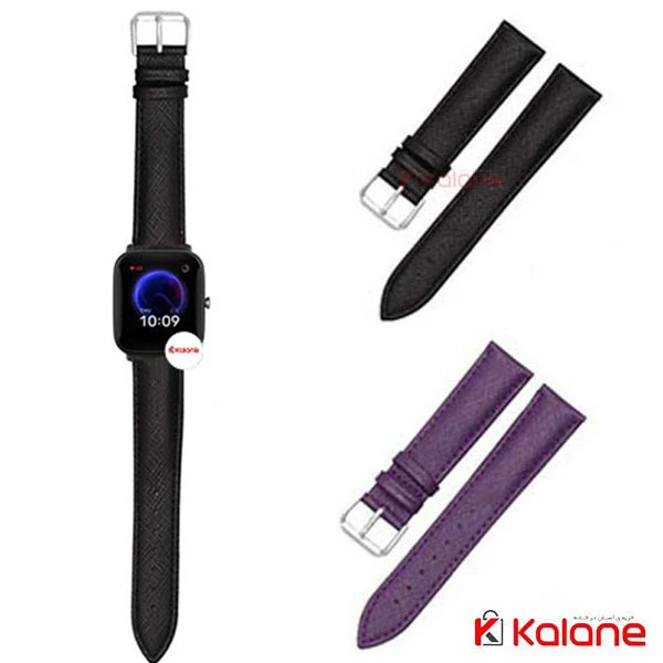 بند چرم ساعت هوشمند Xiaomi Amazfit Bip U Pro مدل Lee