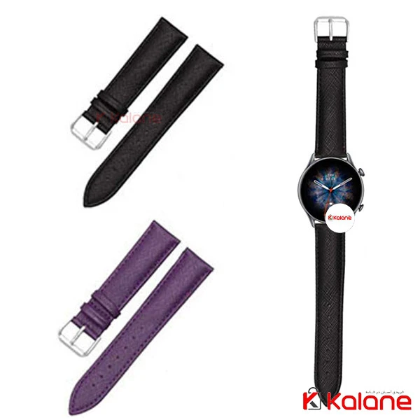 بند چرم ساعت هوشمند Xiaomi Amazfit GTR 3 مدل Lee