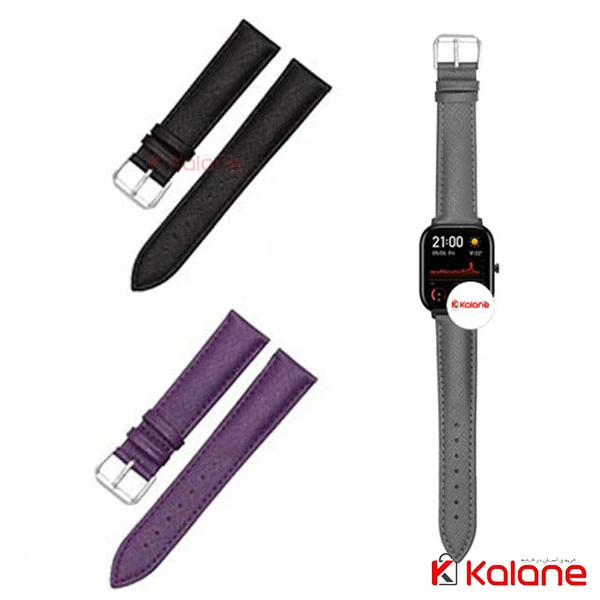 بند چرم ساعت هوشمند Xiaomi Amazfit GTS مدل Lee