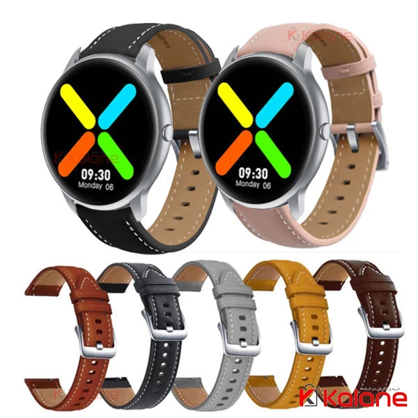 بند چرم ساعت هوشمند Xiaomi IMILAB KW66 مدل Premium